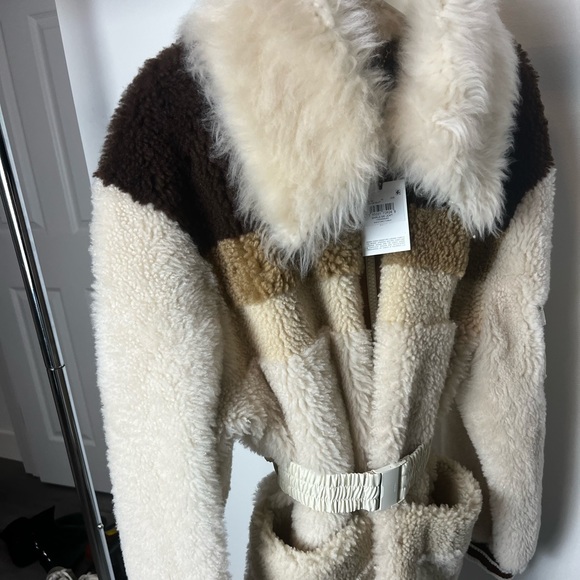 100% New Shearling Jacket - Coach - Picture 3 of 9